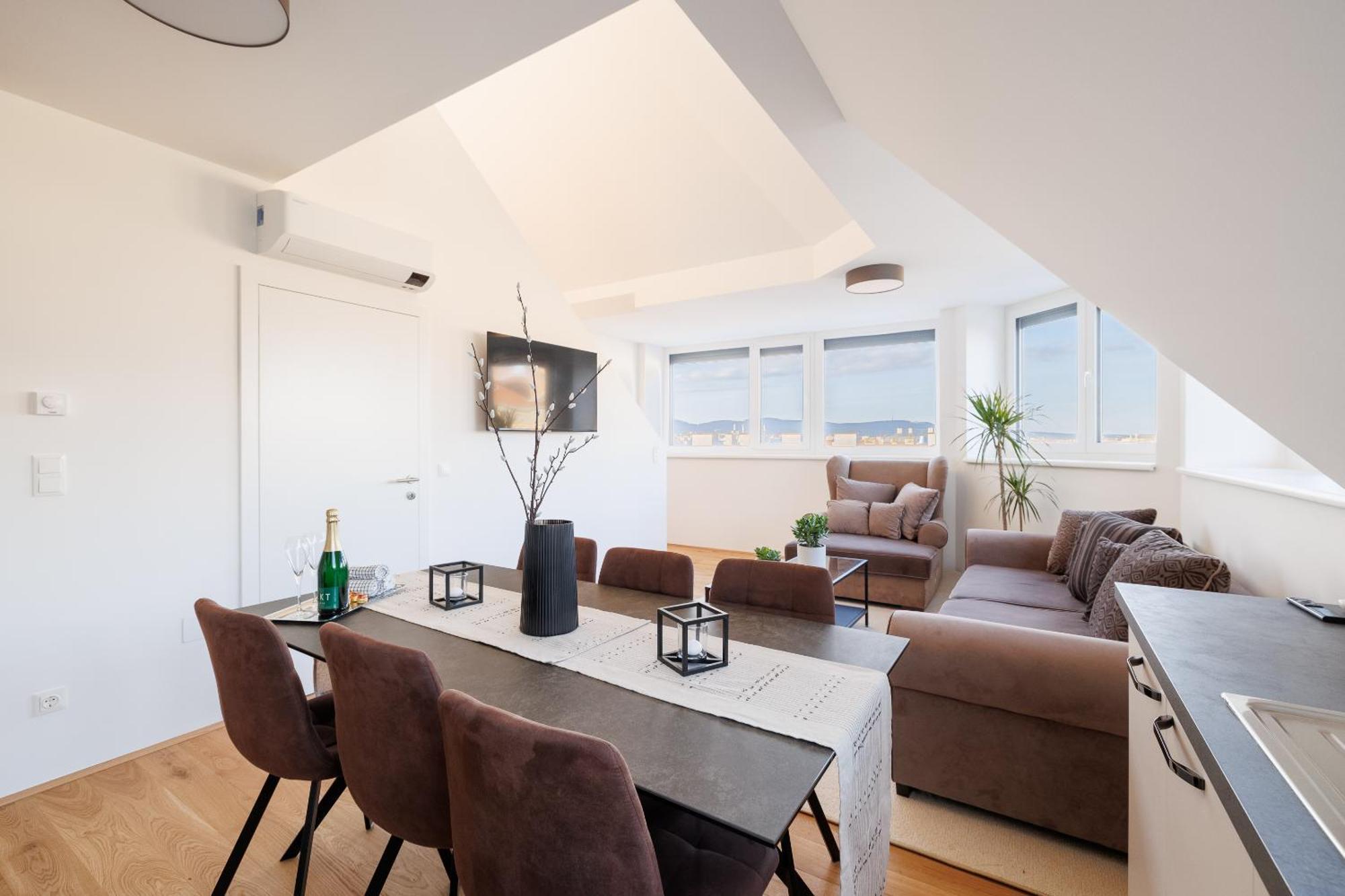 Symphony Apartments 40 - Modern Loft With Terrace And Grill In Central Location Vienna Luaran gambar